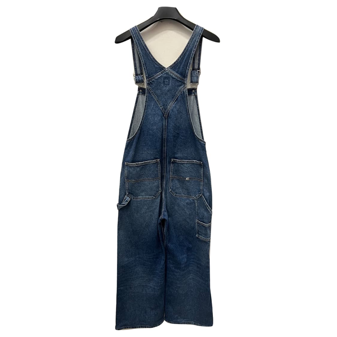 타미 진스 데이지 와이드핏 덩가리 데님 오버롤 멜빵바지 S 상품이미지2