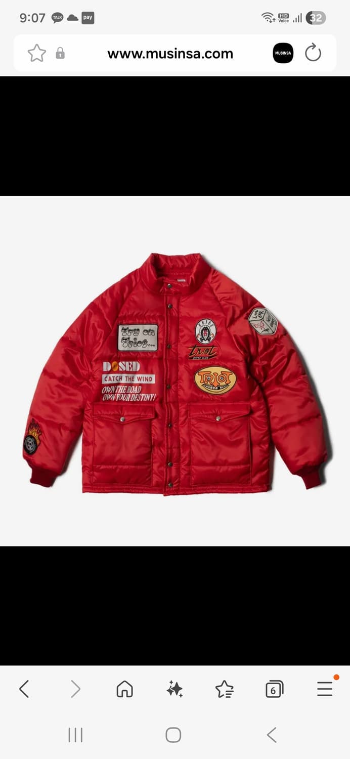 샌드파이퍼 빈티지 레이싱자켓 상품이미지1