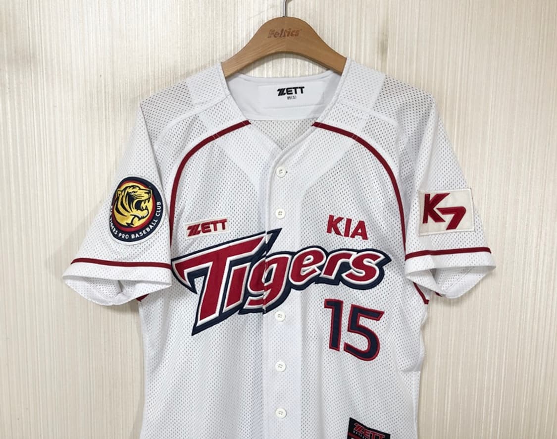 KBO ZETT 기아타이거즈 올드 홈유니폼/져지 S(85) #15 이용규 상품이미지2