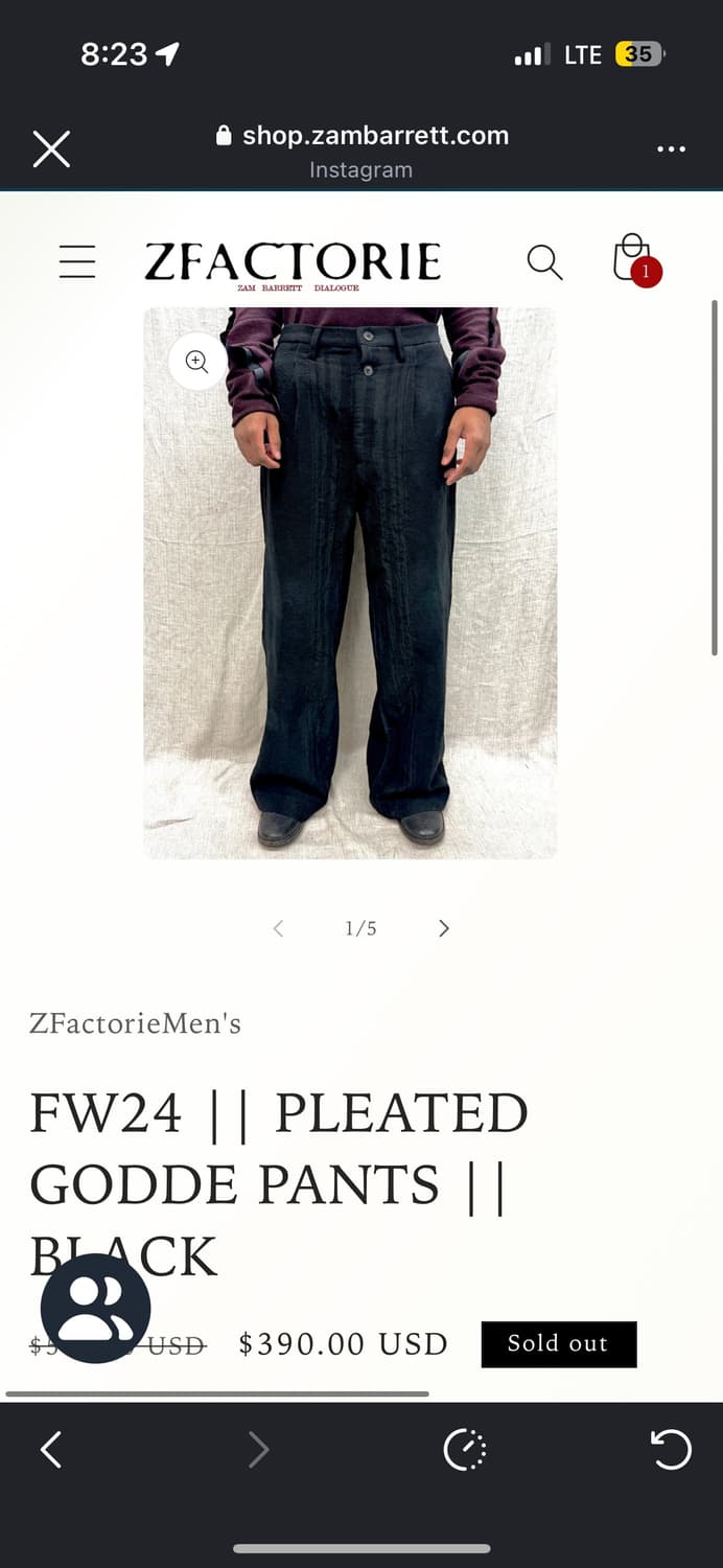 잠바렛 팬츠 상품이미지1