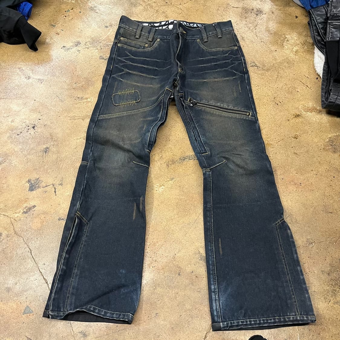 [정품/L] 레이지비 디자인 워싱 데님 청바지 b17 상품이미지2