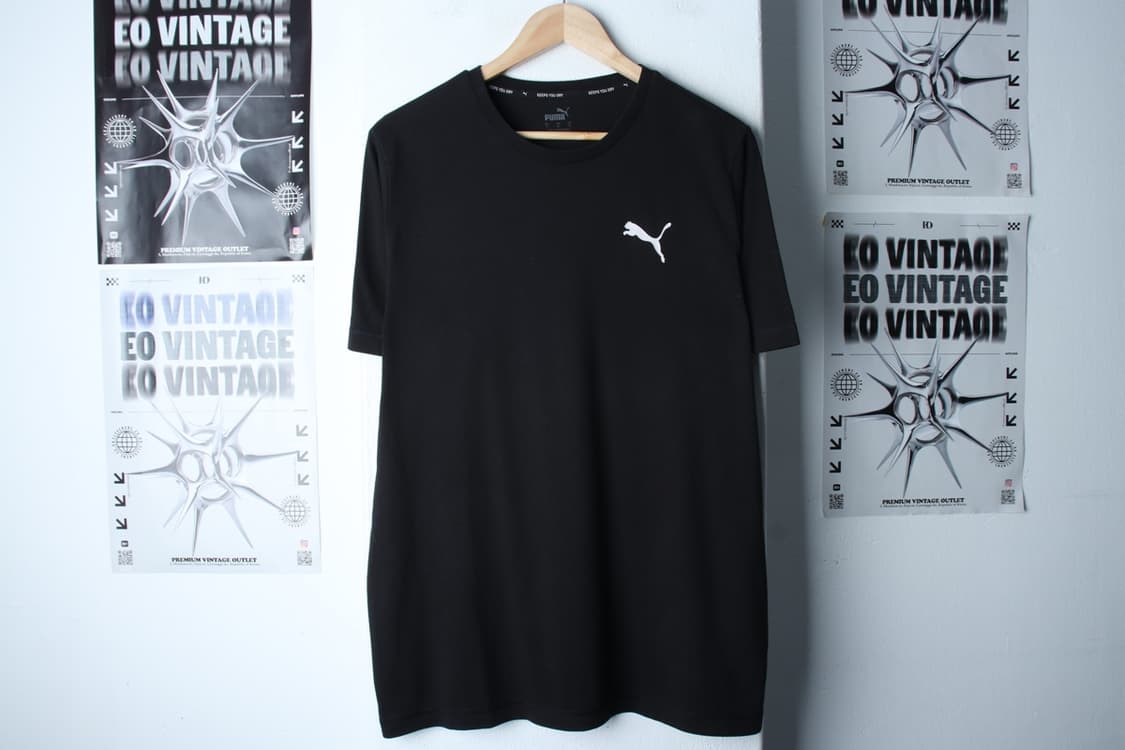 (L-XL) 퓨마 반팔 티셔츠 스몰로고 블랙-H31703 상품이미지2