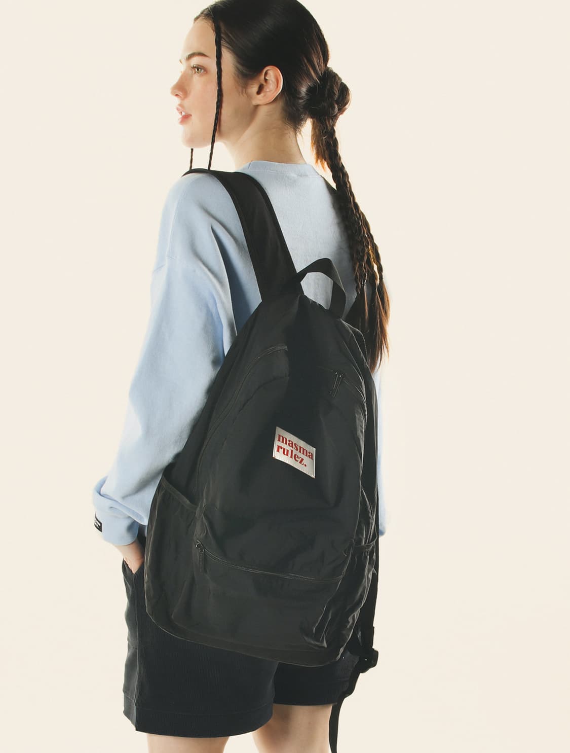 마스마룰즈 데일리 백팩 블랙 상품이미지2