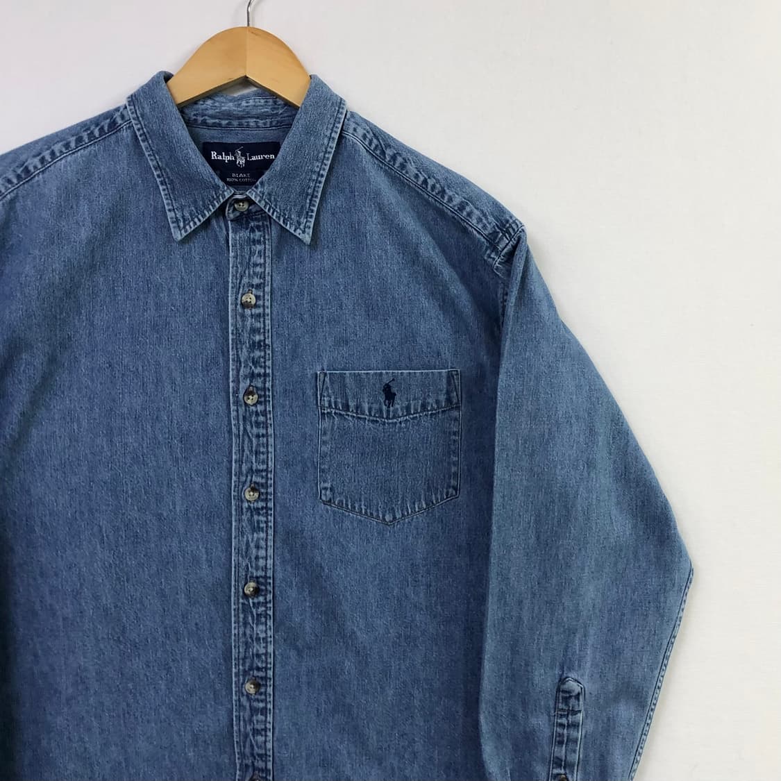 105 폴로 데님 셔츠 상품이미지1