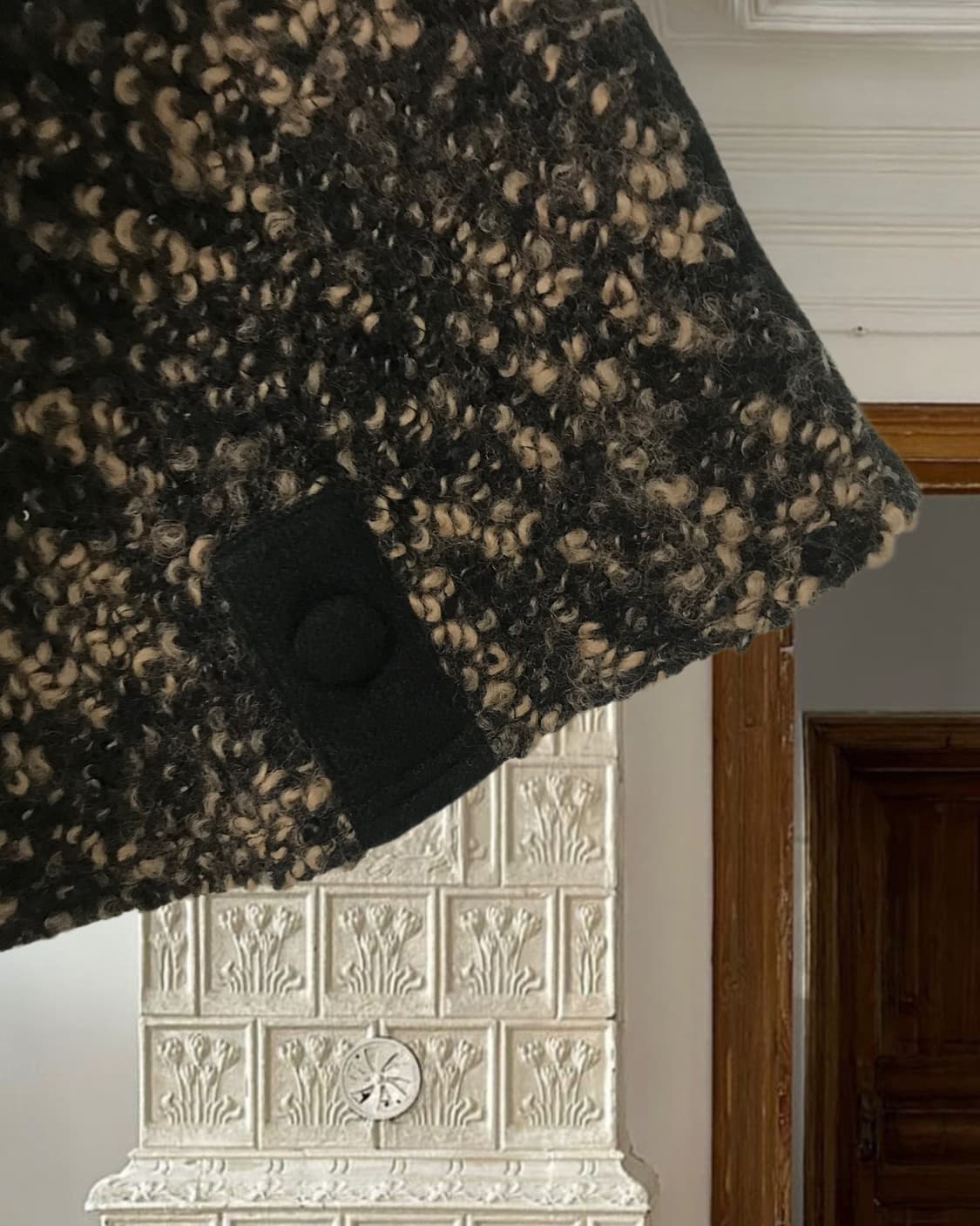 vintage turtle neck knit cape 상품이미지4