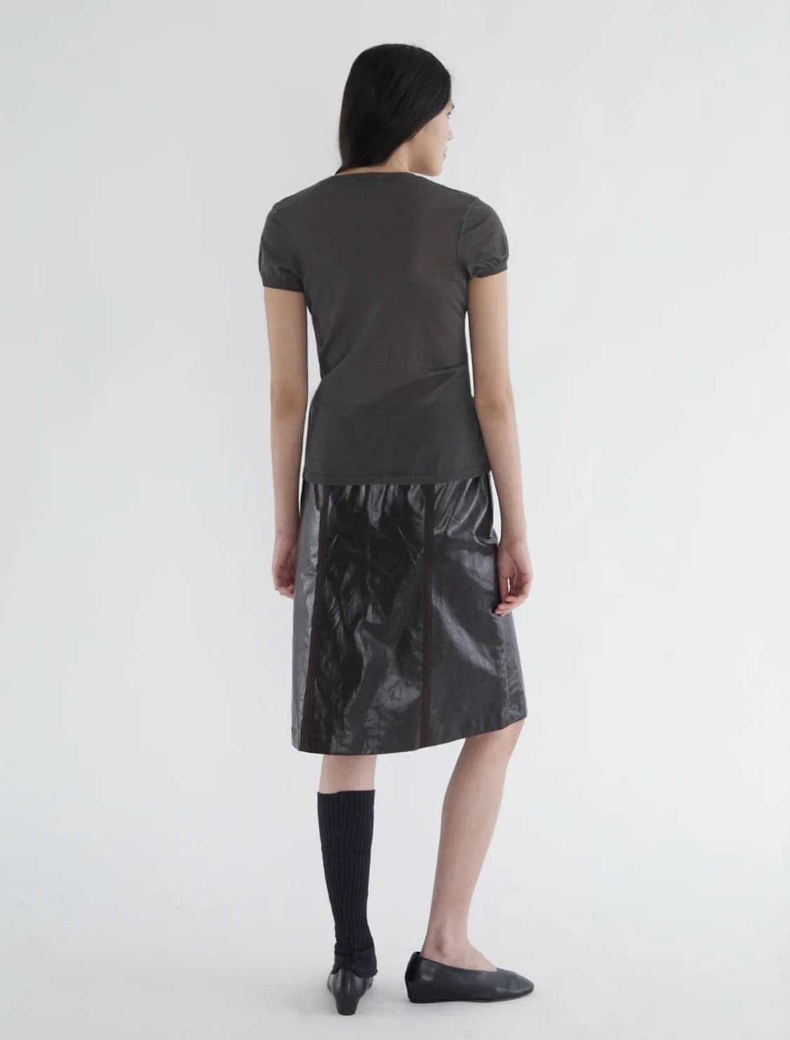 [S,M]팔로마울 Don 반팔 니트 상품이미지4