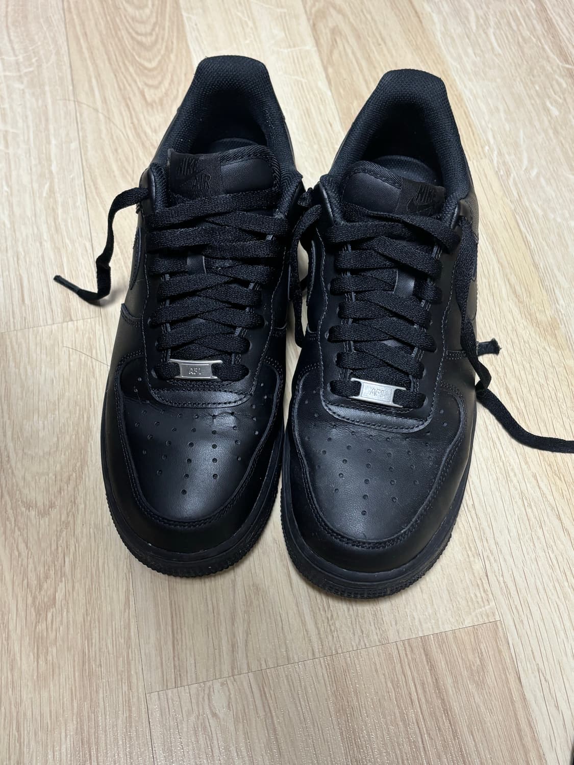 나이키 에어포스 블랙 275 상품이미지2