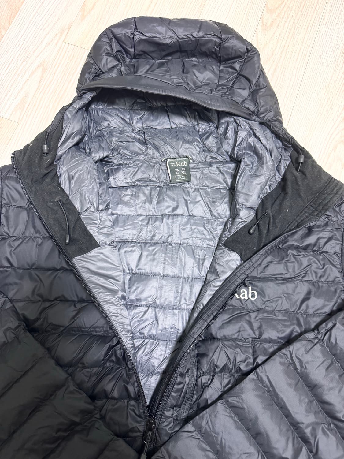 (XL)랩 RAB 마이크로라이트 알파인자켓 블랙 상품이미지5