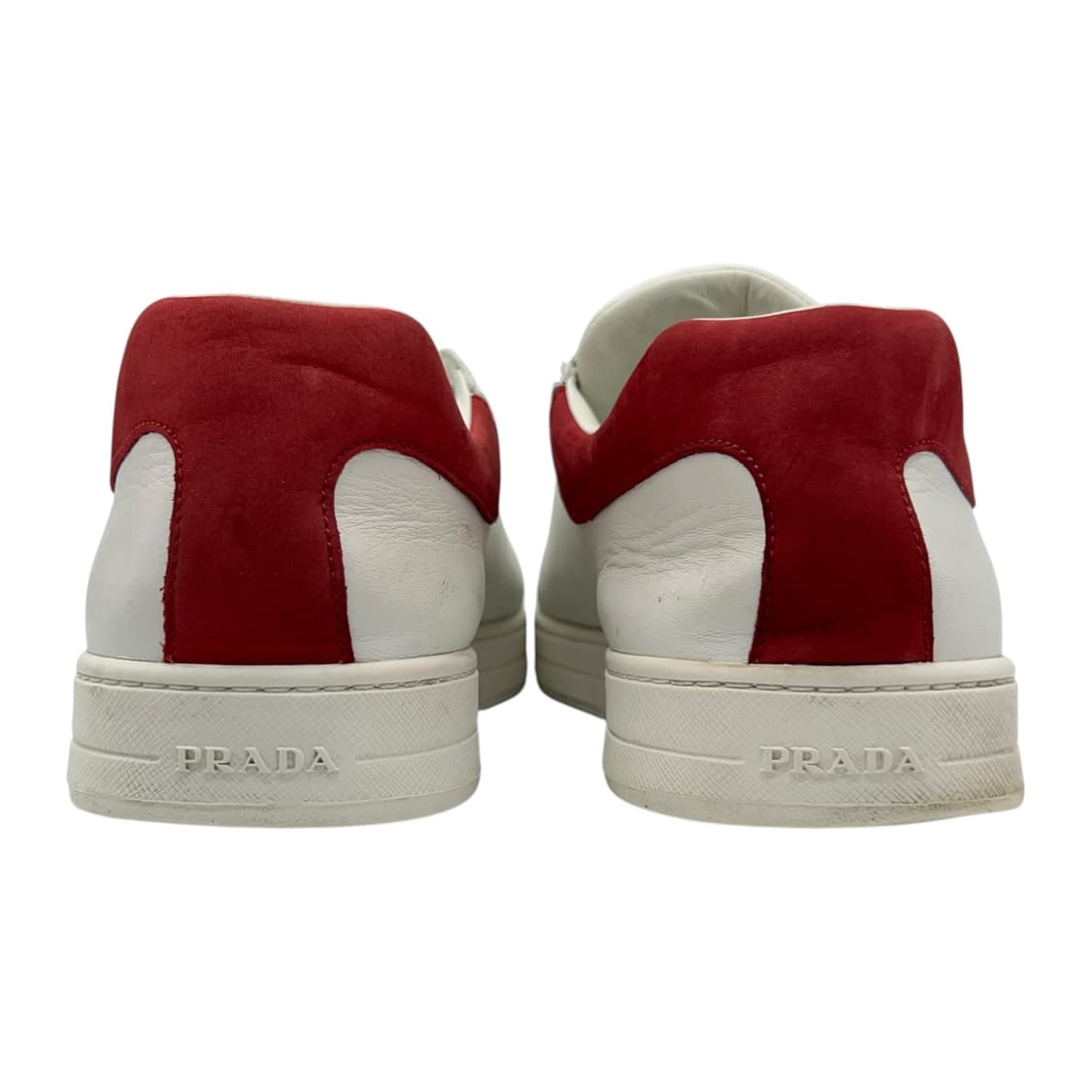280 프라다 스니커즈 화이트 레드탭 (UK9) 상품이미지5