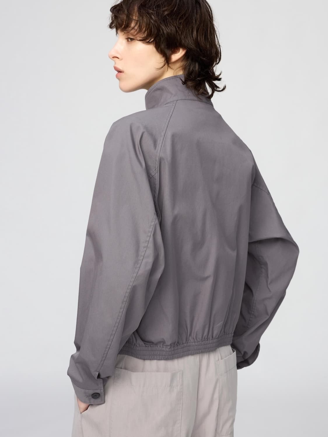 유니클로U/ 코튼블렌드 쇼트블루종/ 3XL 상품이미지6