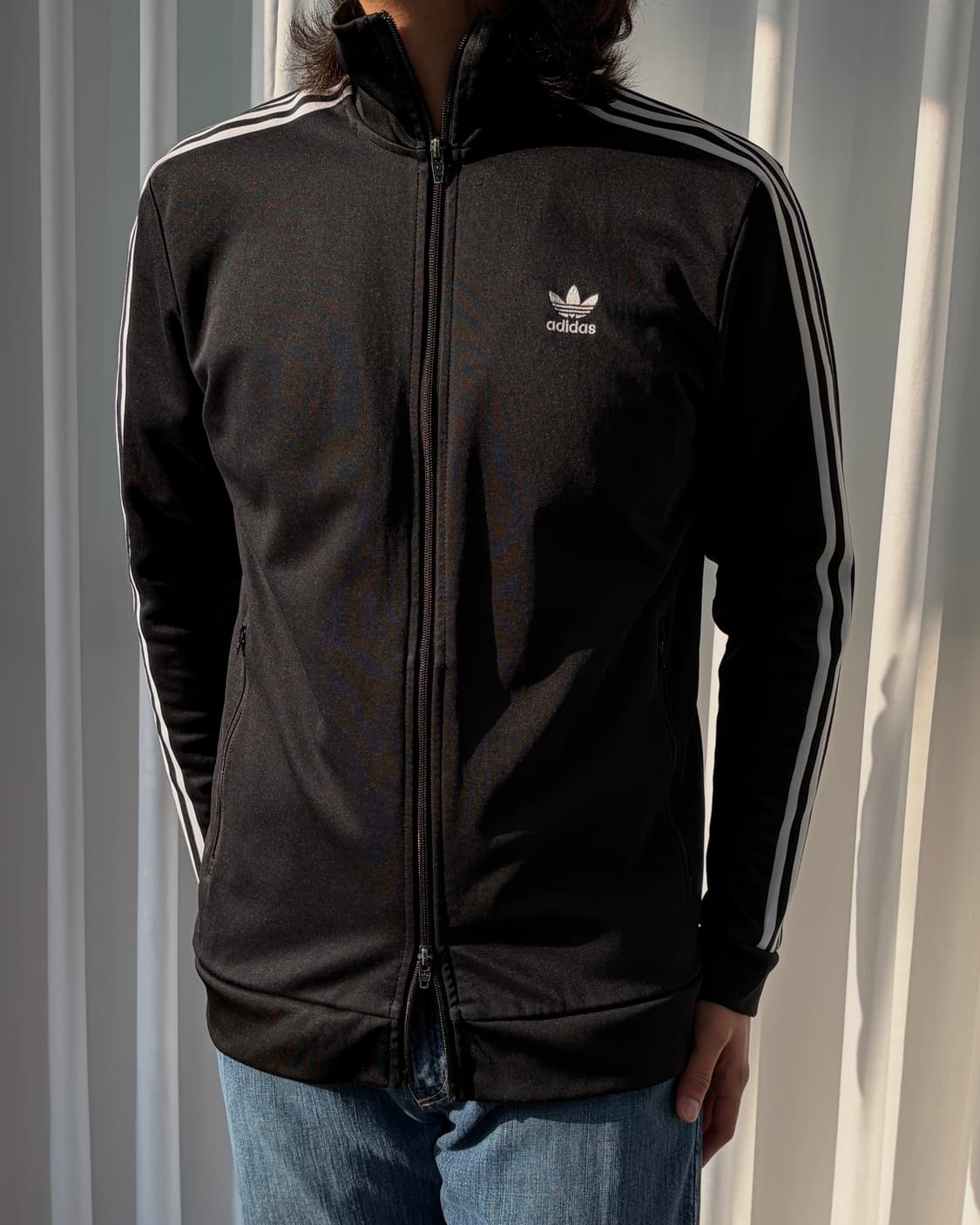 [XL]아디다스 베켄바우어 블랙 트랙탑 져지 상품이미지2