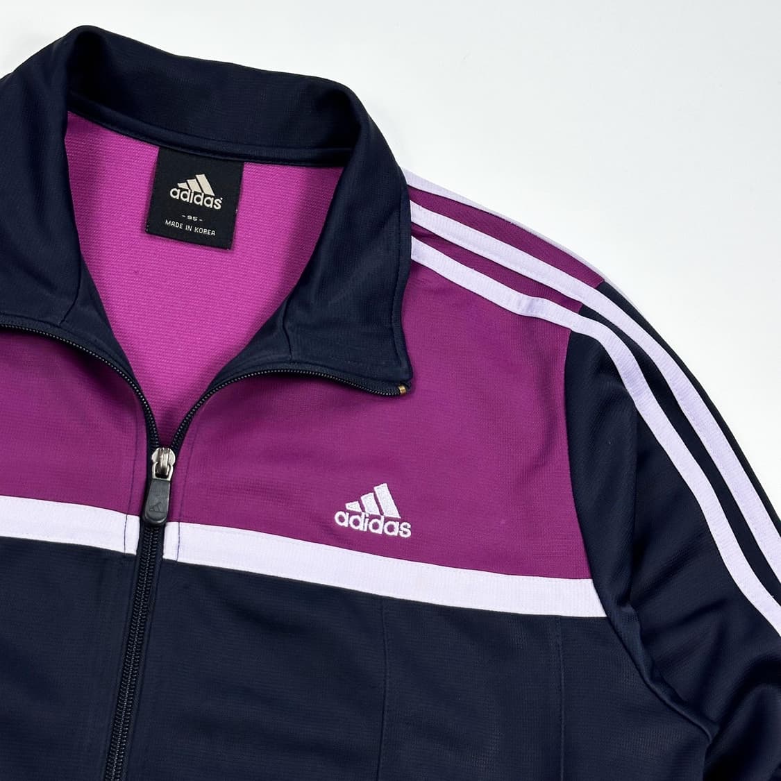 아디다스 오리지널 퍼플 네이비 트랙탑 져지 (M 여성추천) 상품이미지3