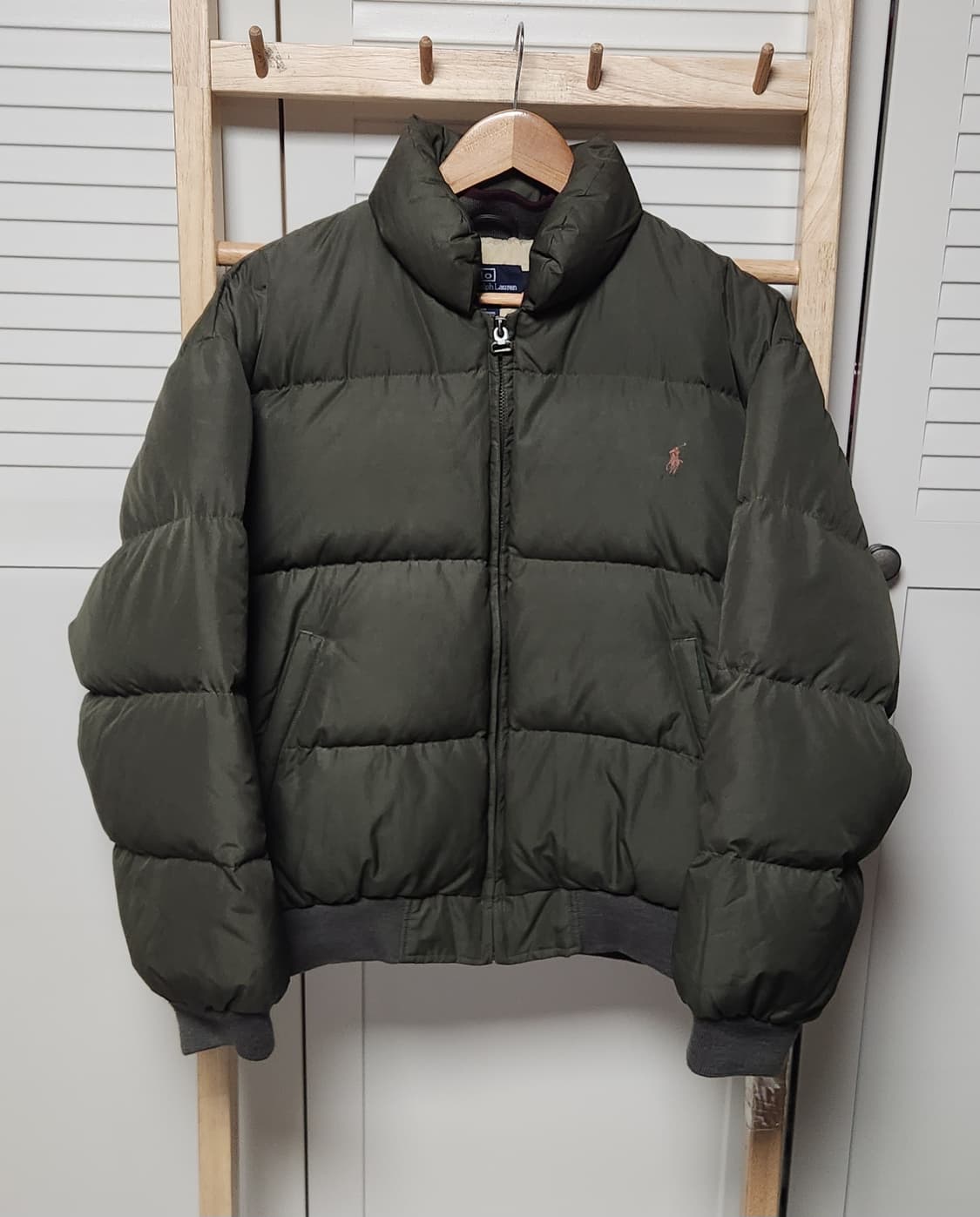 폴로 랄프로렌 카키 푸퍼 패딩 자켓 상품이미지2