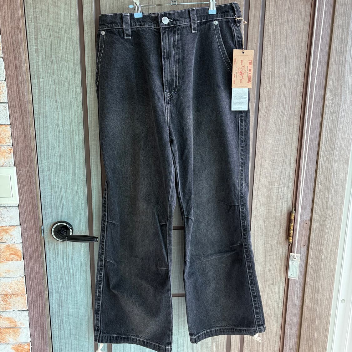 새상품(L)트루릴리젼 데님 필드팬츠 블랙 상품이미지2