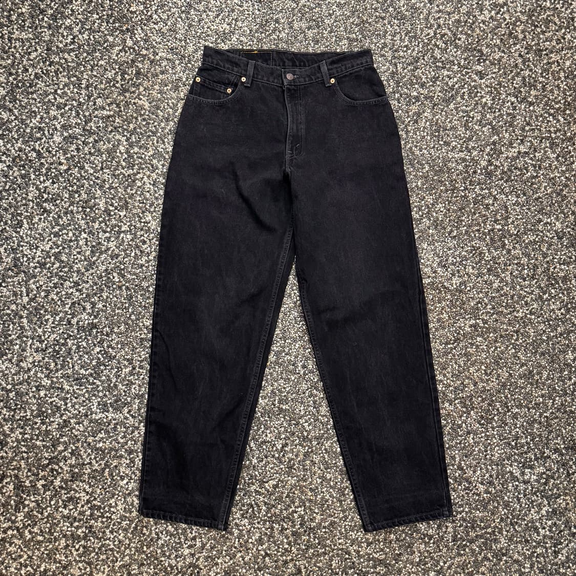 90s 리바이스 570 배기 블랙진 made in USA (30)  상품이미지3