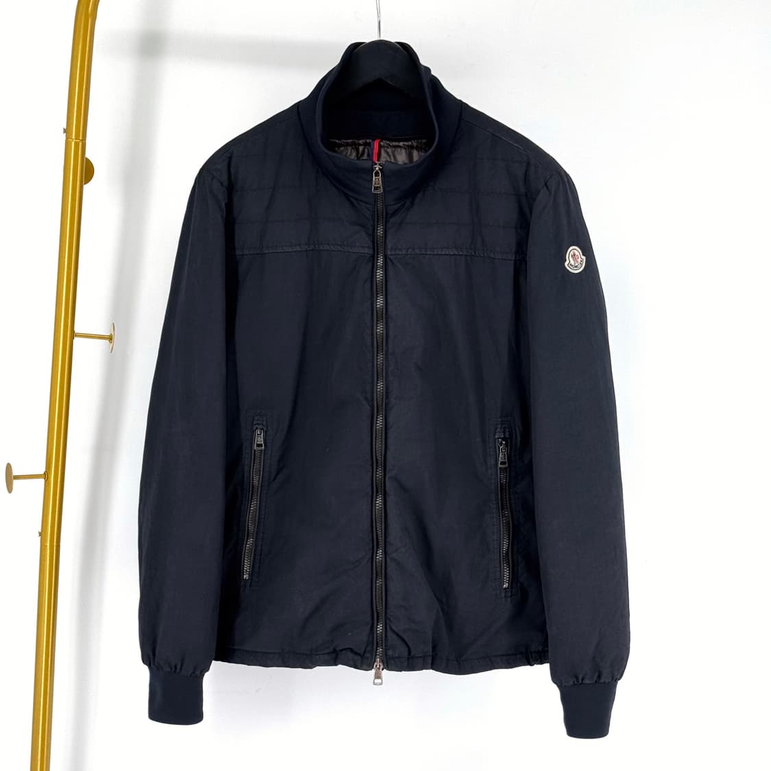 [4사이즈] 몽클레어 패딩 집업 자켓 네이비 상품이미지3