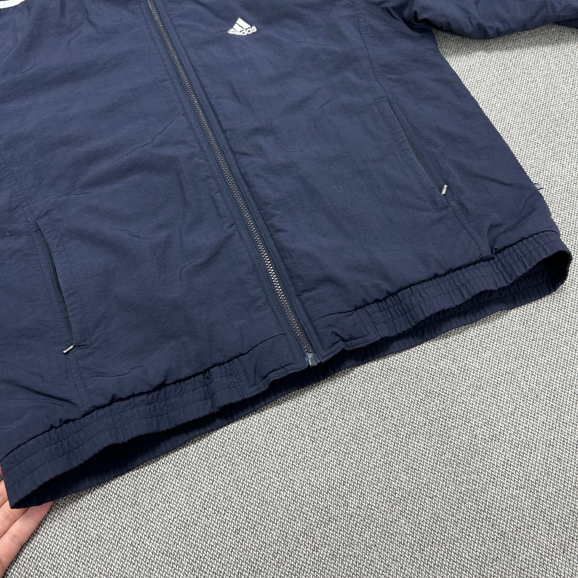아디다스 네이비 올드스쿨 누빔자켓(100) 상품이미지6