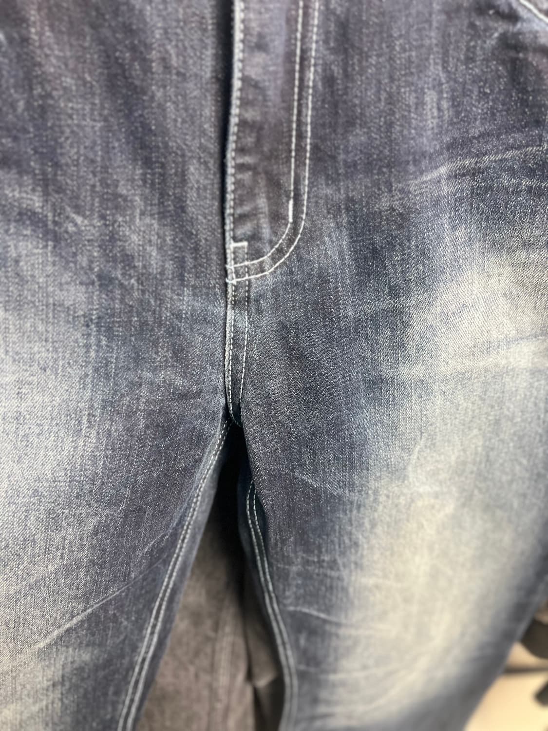 엘무드 슬래시 플레어 데님 트루블루(48)청바지 상품이미지3