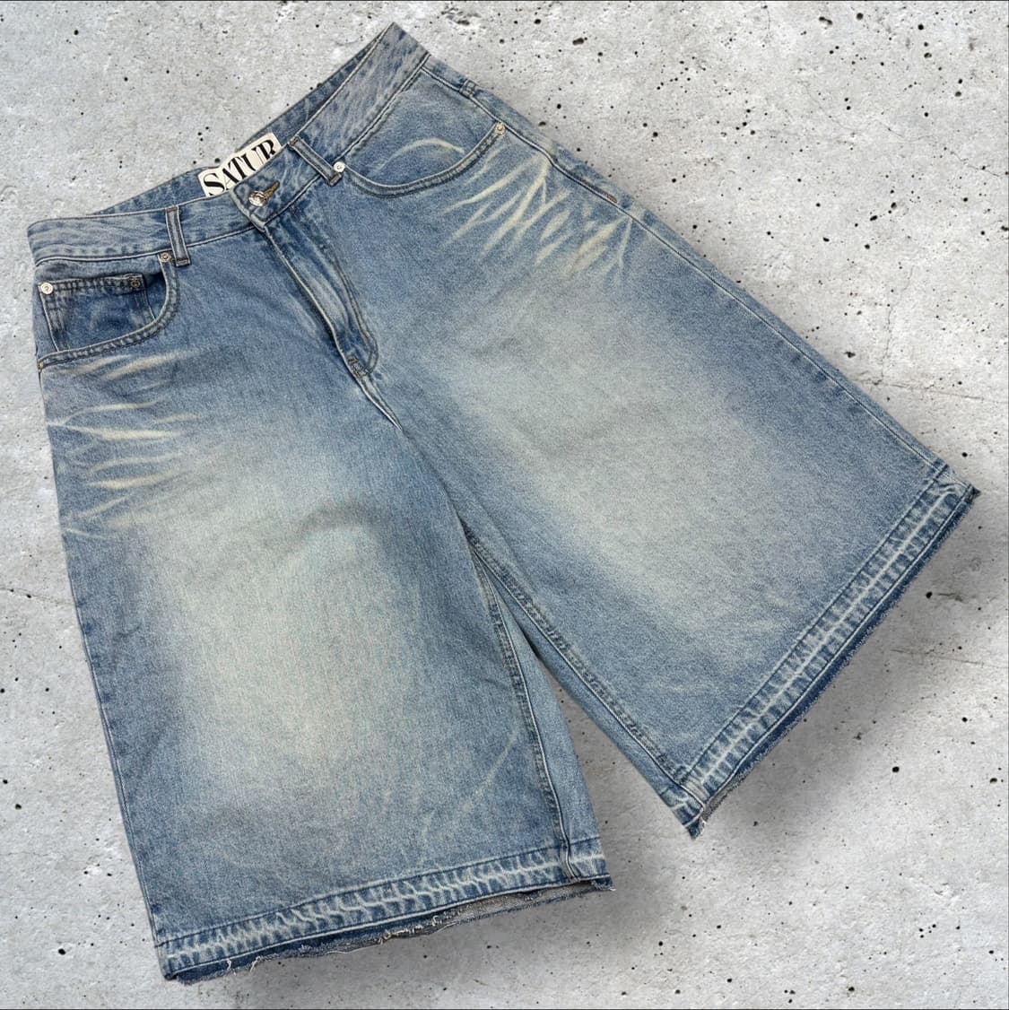 [M] SATUR 세터 버뮤다 데님 반바지 청반바지 C612 상품이미지2