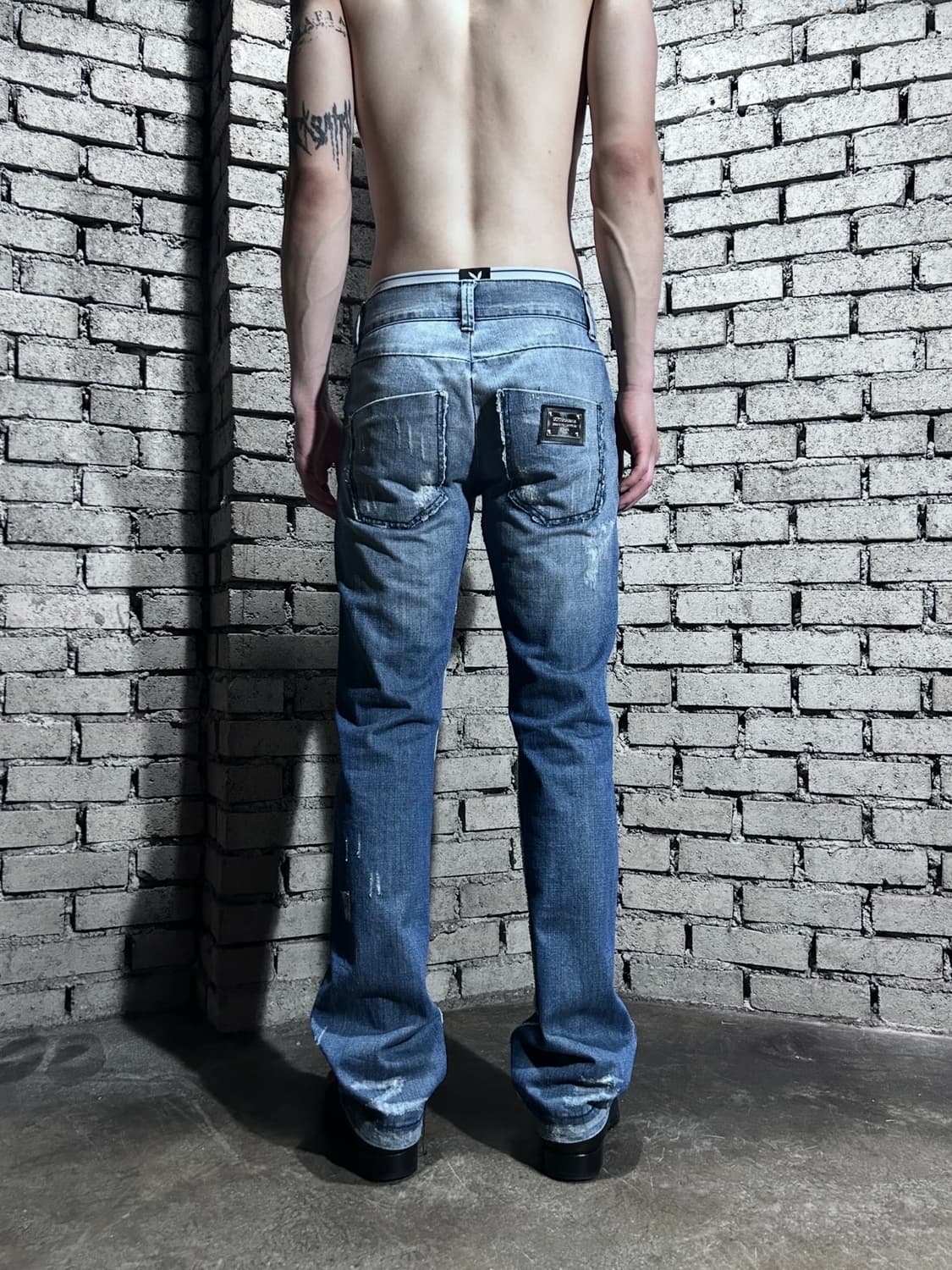 돌체앤가바나 러프아웃 아웃심 디스트레스드 데님 상품이미지4