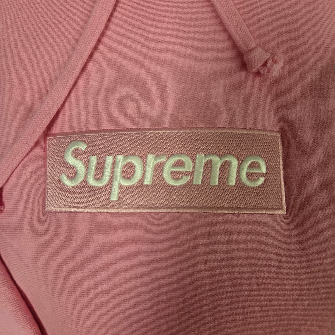 슈프림 박스로고 후드 스웨트셔츠 핑크 - 21FW L 상품이미지3
