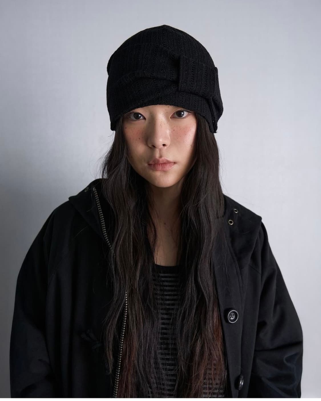 시오 Sio 리본 비니 상품이미지2