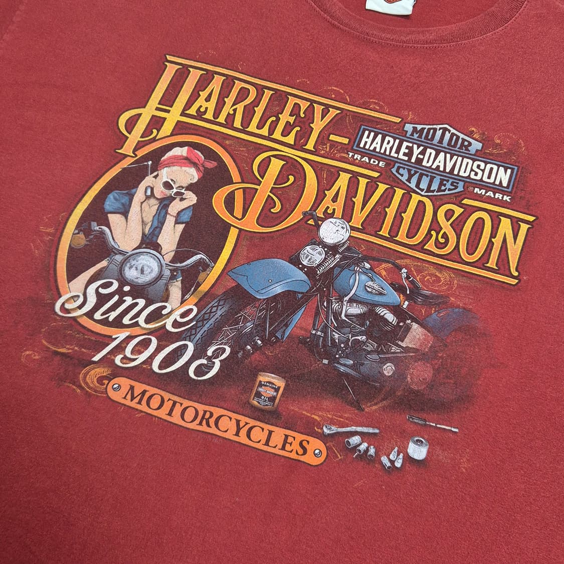 [XXL]할리데이비슨 캔자스 핀업걸 -630 상품이미지2