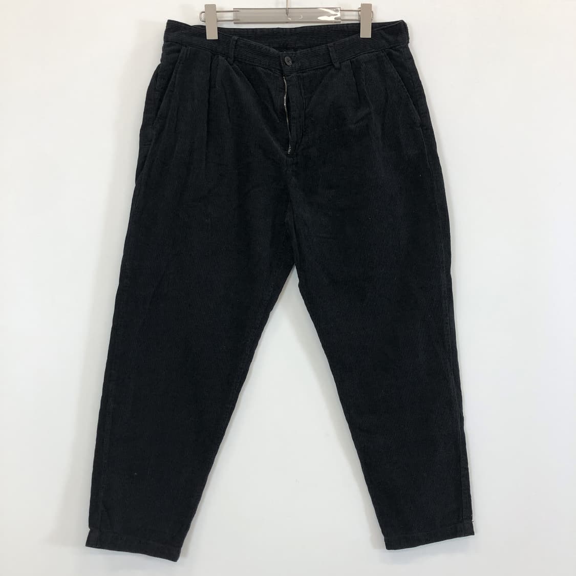 자라 코듀로이 팬츠 34 인치 블랙  상품이미지1