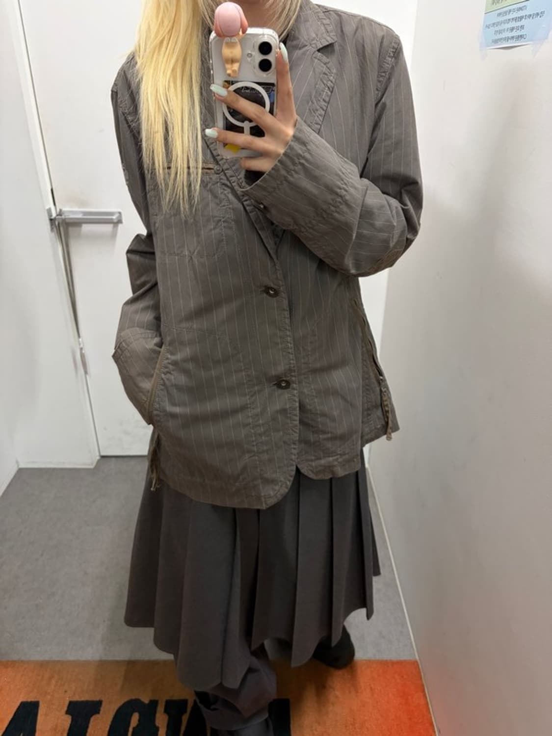 버커루 스트라이프 블레이저 상품이미지5