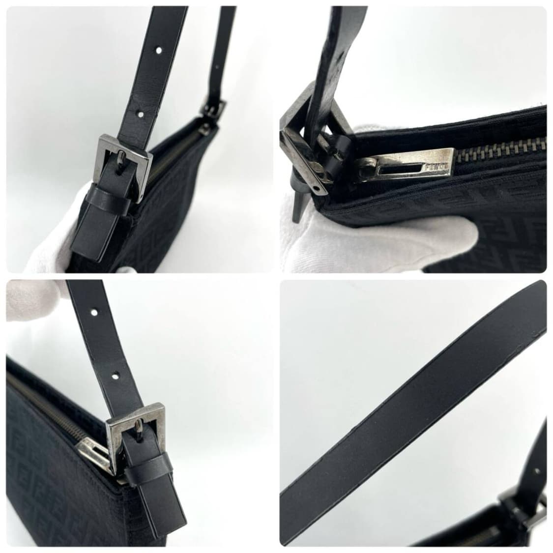 펜디 원 주키노 블랙 숄더백 상품이미지5