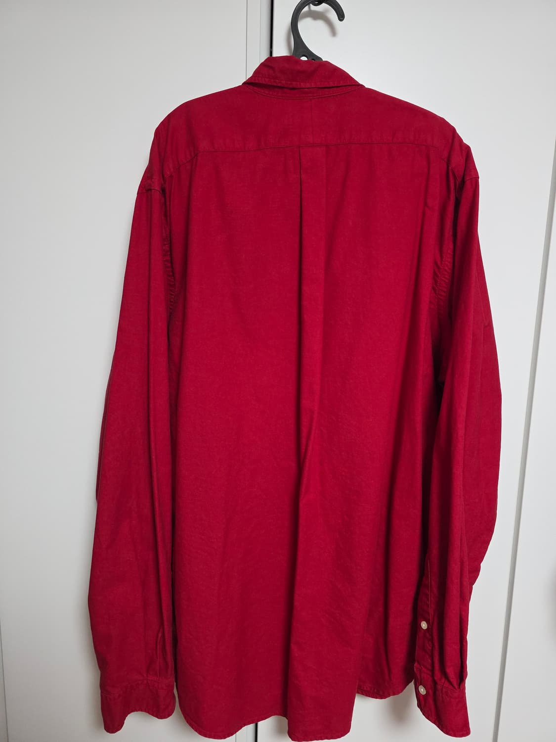 폴로 랄프로렌 옥스포드 남방 XXL 레드 상품이미지2