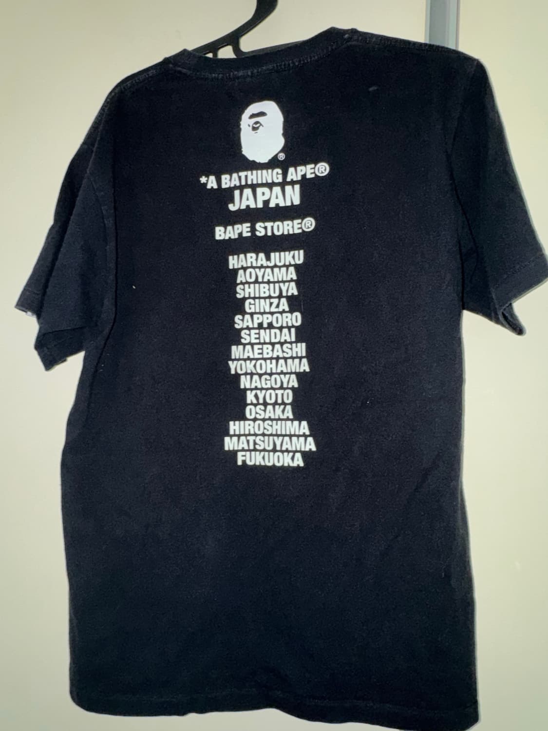 베이프 재팬 에이프 헤드 티셔츠 상품이미지3