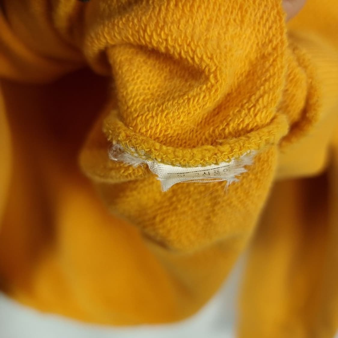 [푸부] 올드스쿨 빅로고 그래픽 후드티 머스타드 M19263 상품이미지9