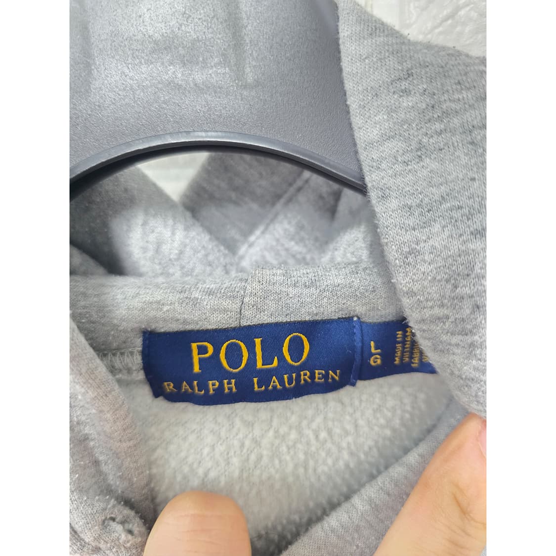 택포// 폴로 랄프로렌 그레이 후드티 L 상품이미지2
