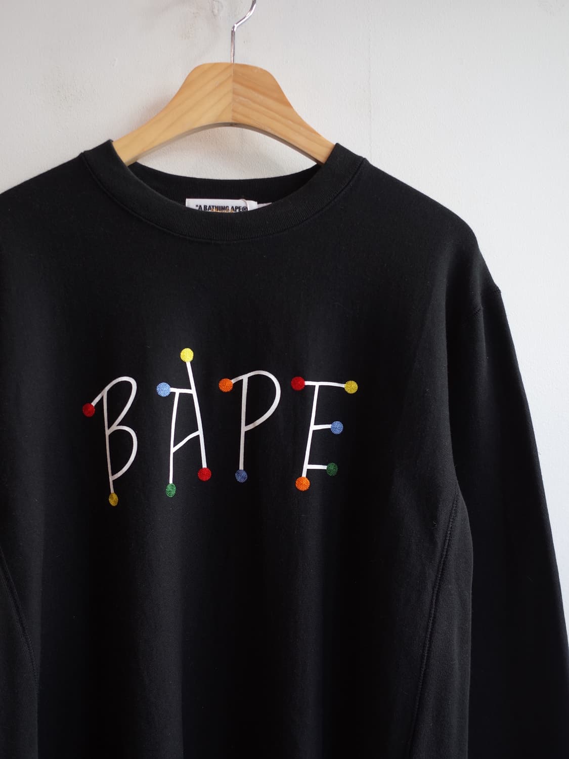 BAPE 베이프 자수 맨투맨(made in japan) 상품이미지3