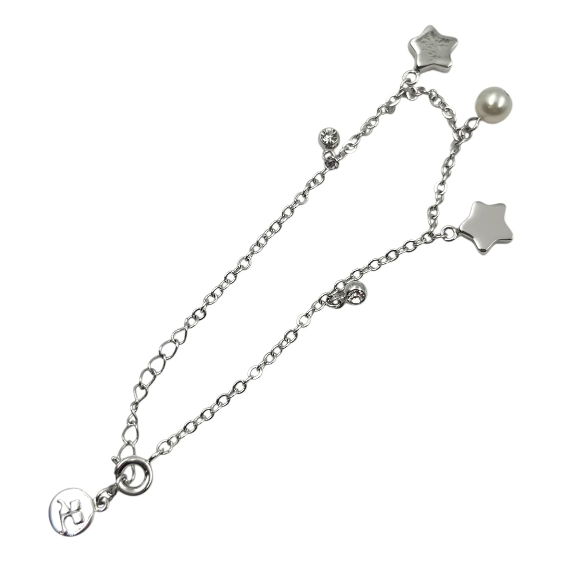 90s 꾸레쥬 스타 크리스탈 목걸이&팔찌 세트 상품이미지5