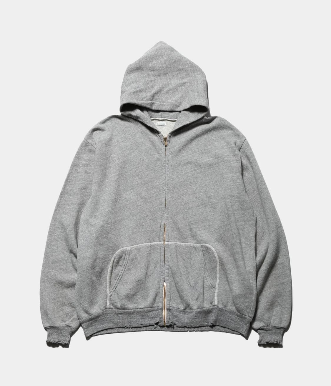 26SS A.presse 아프레쎄 빈티지 라이트웨이트 후드집업 그레이 상품이미지1