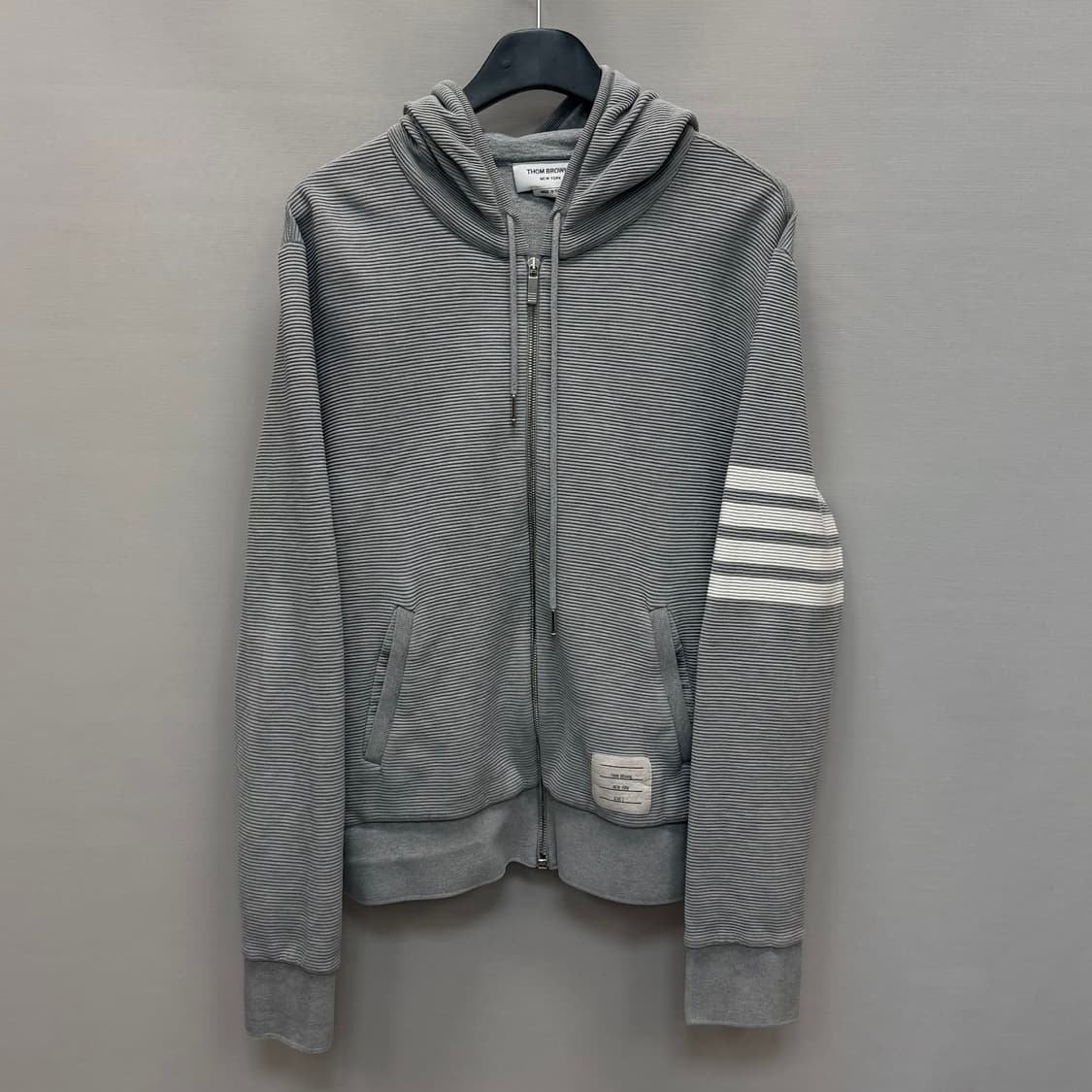 톰브라운 코튼 오토만 사선 후드집업 ( 100 ) 상품이미지3