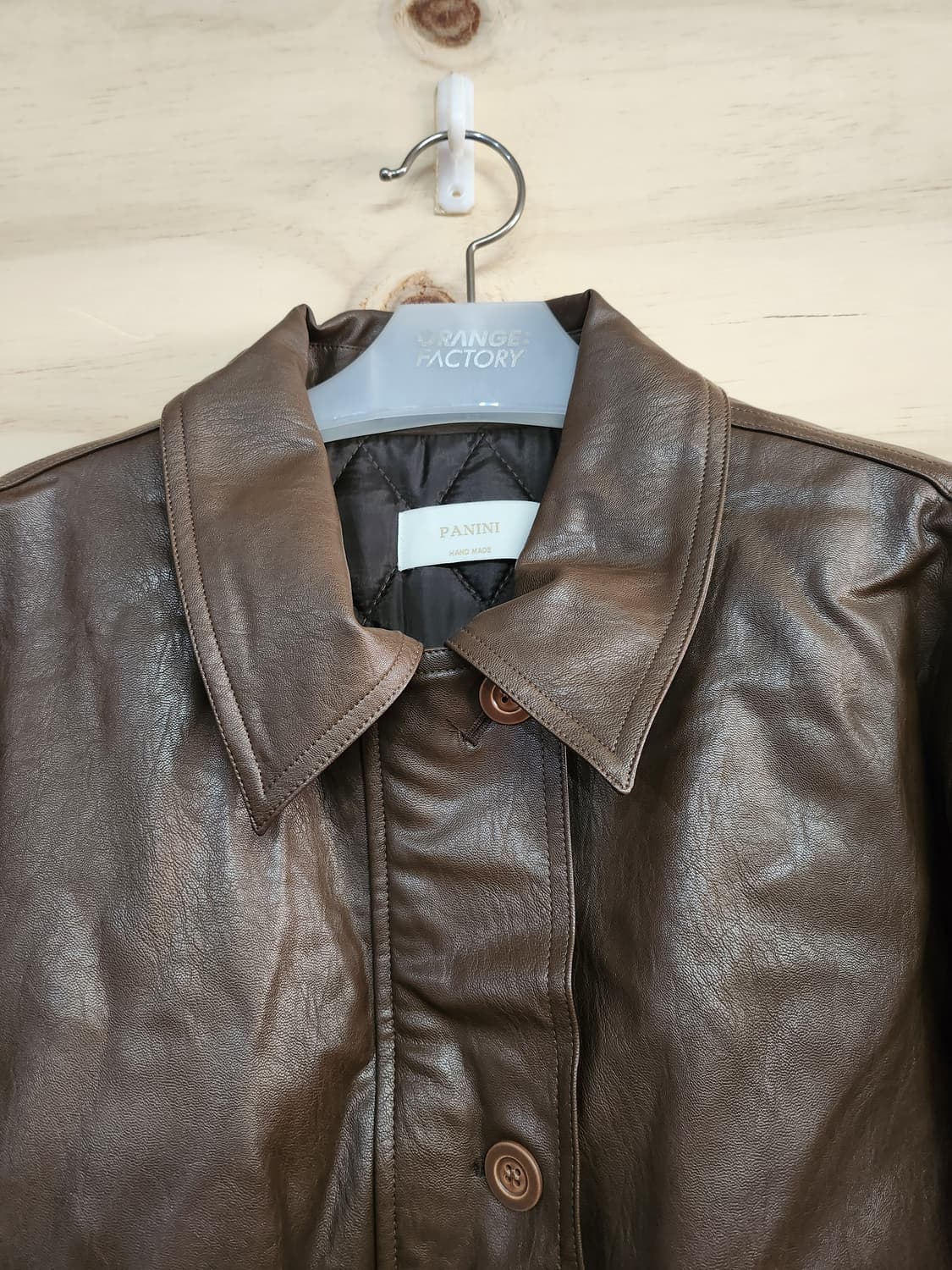 104) 파니니 panini 비건레더 누빔 자켓 상품이미지2