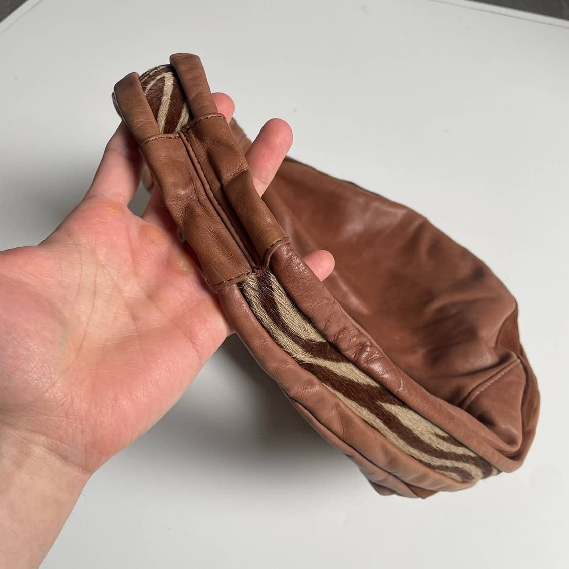 Gianni chiarini 송치 크로와상 백 (italy)   상품이미지4