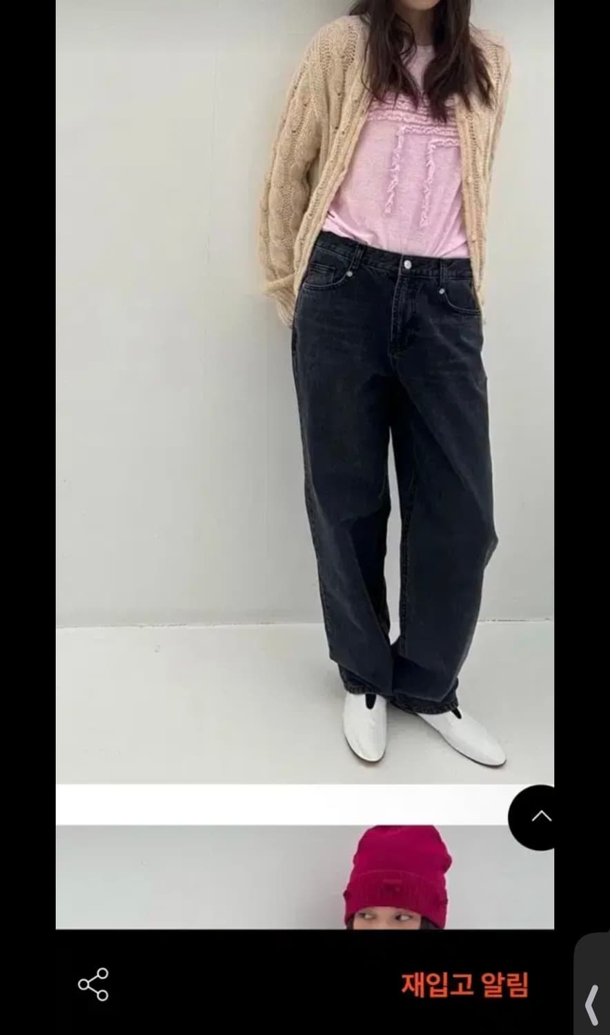 포니테일 바지 ponytail daddy baggy jeans,S 상품이미지6