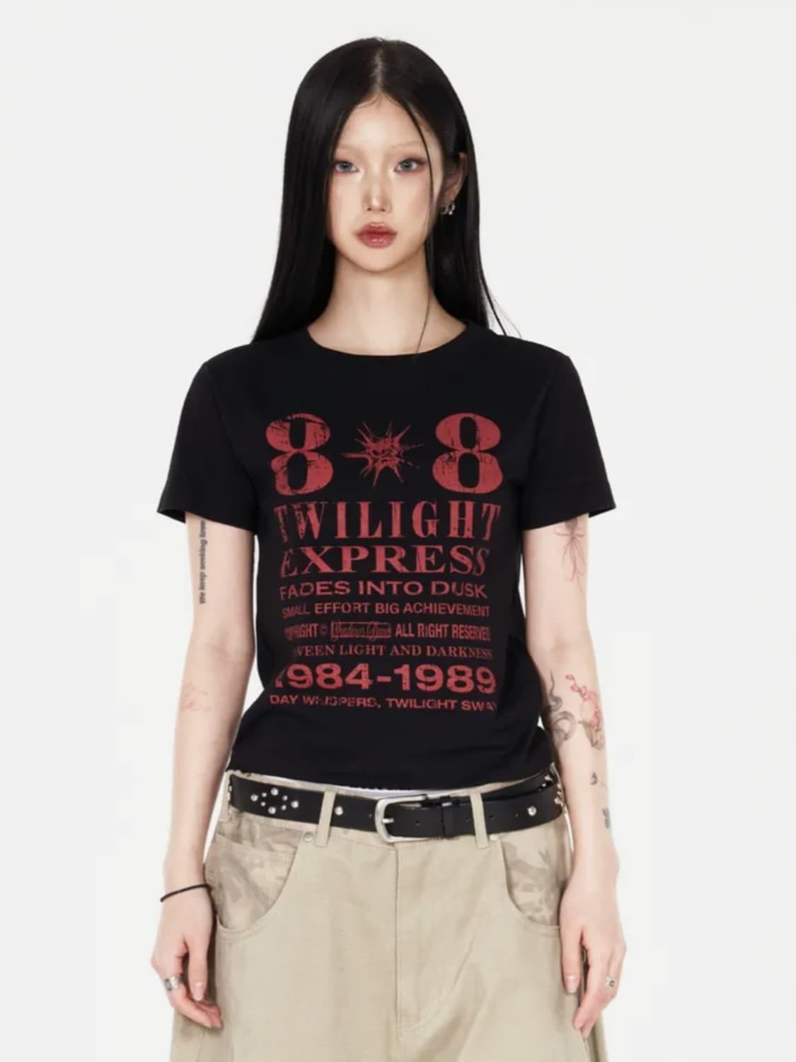 Novichi T-Shirt Black 아이돈워너셀 상품이미지1