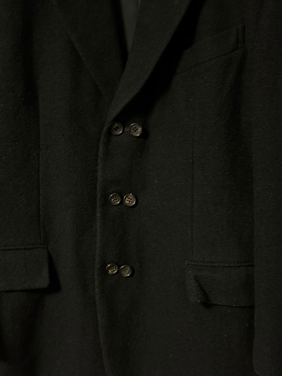 꼼데가르송 옴므 반고흐 추상화 울 칼라 자켓 상품이미지5