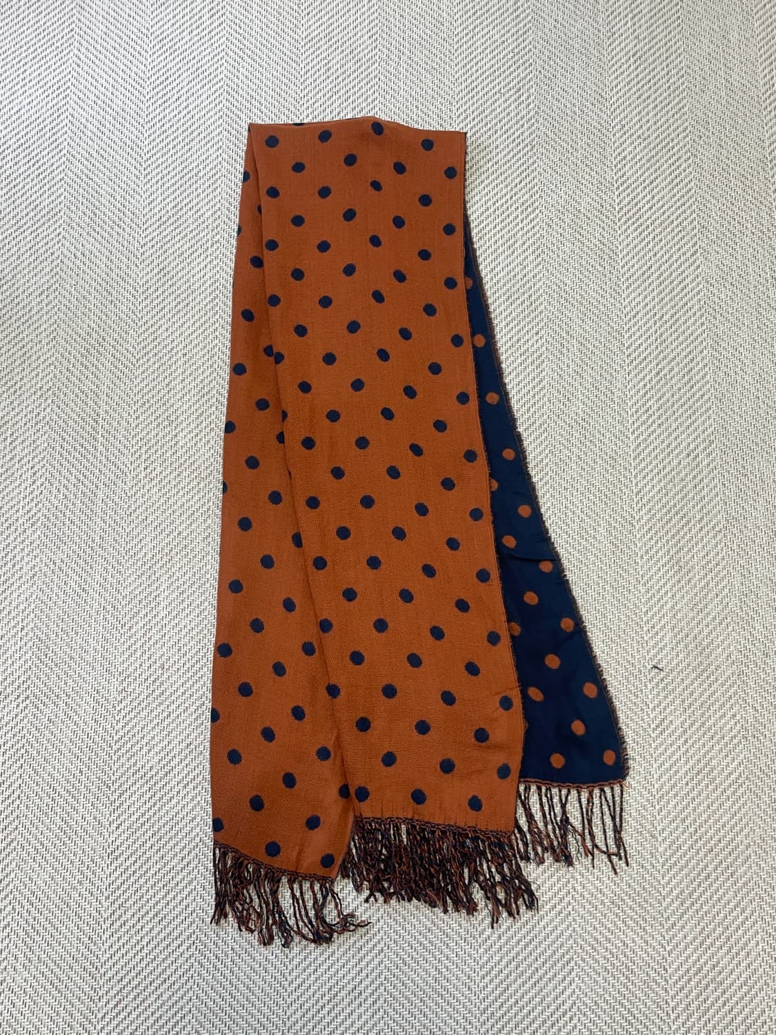 빈티지 리버시블 도트 머플러 J03958 상품이미지4