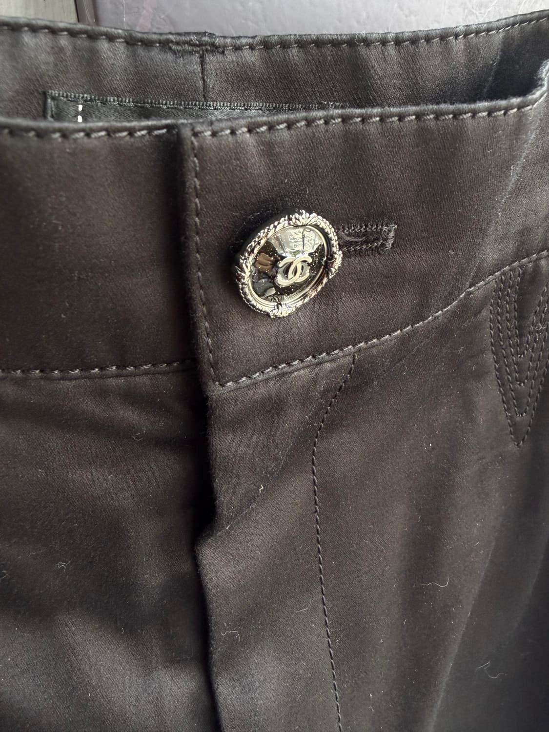 .54/ 샤넬 CC 로고 버튼 코튼 쇼츠 상품이미지5