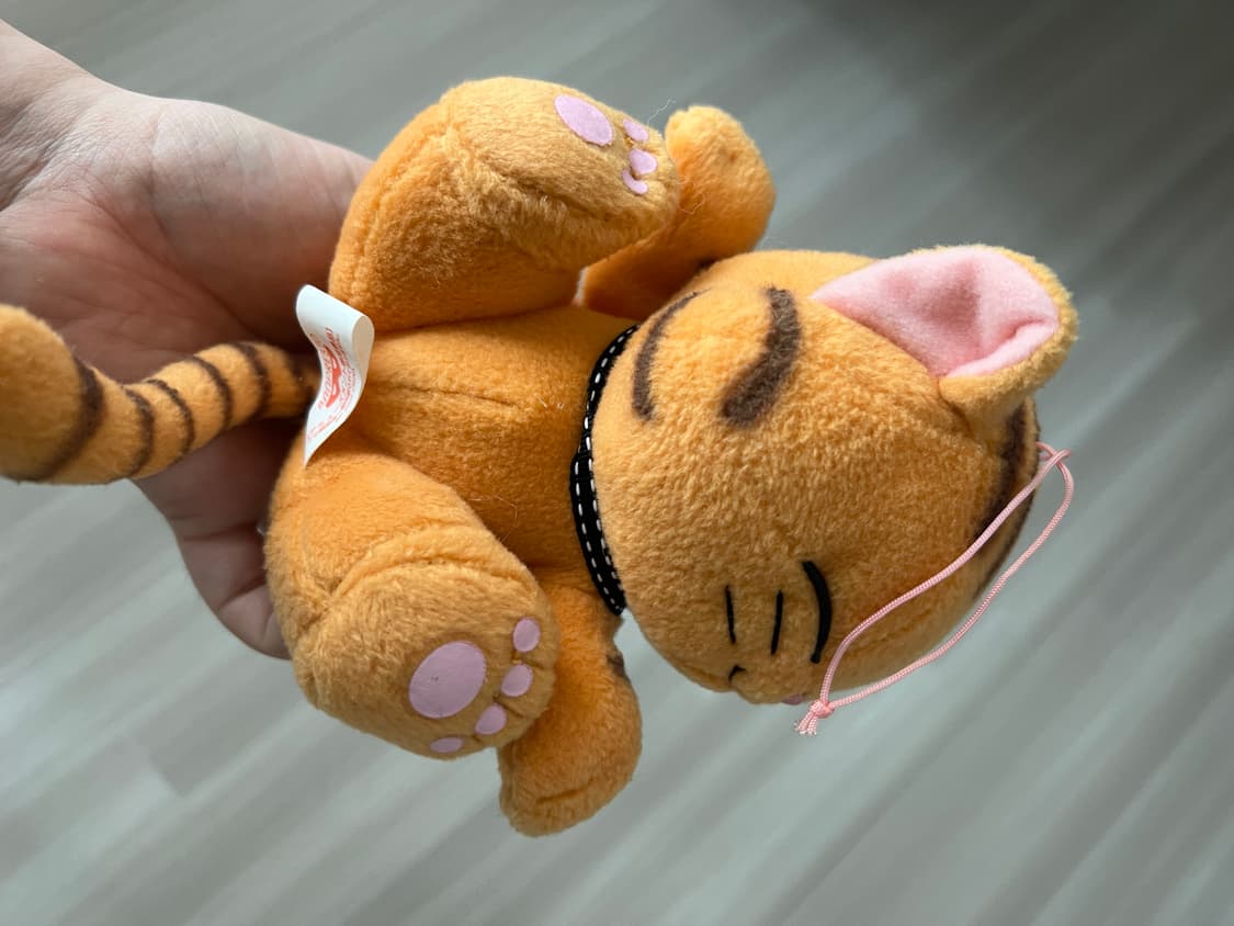 일본 고전 반프레스트 치즈 고양이 인형 상품이미지4