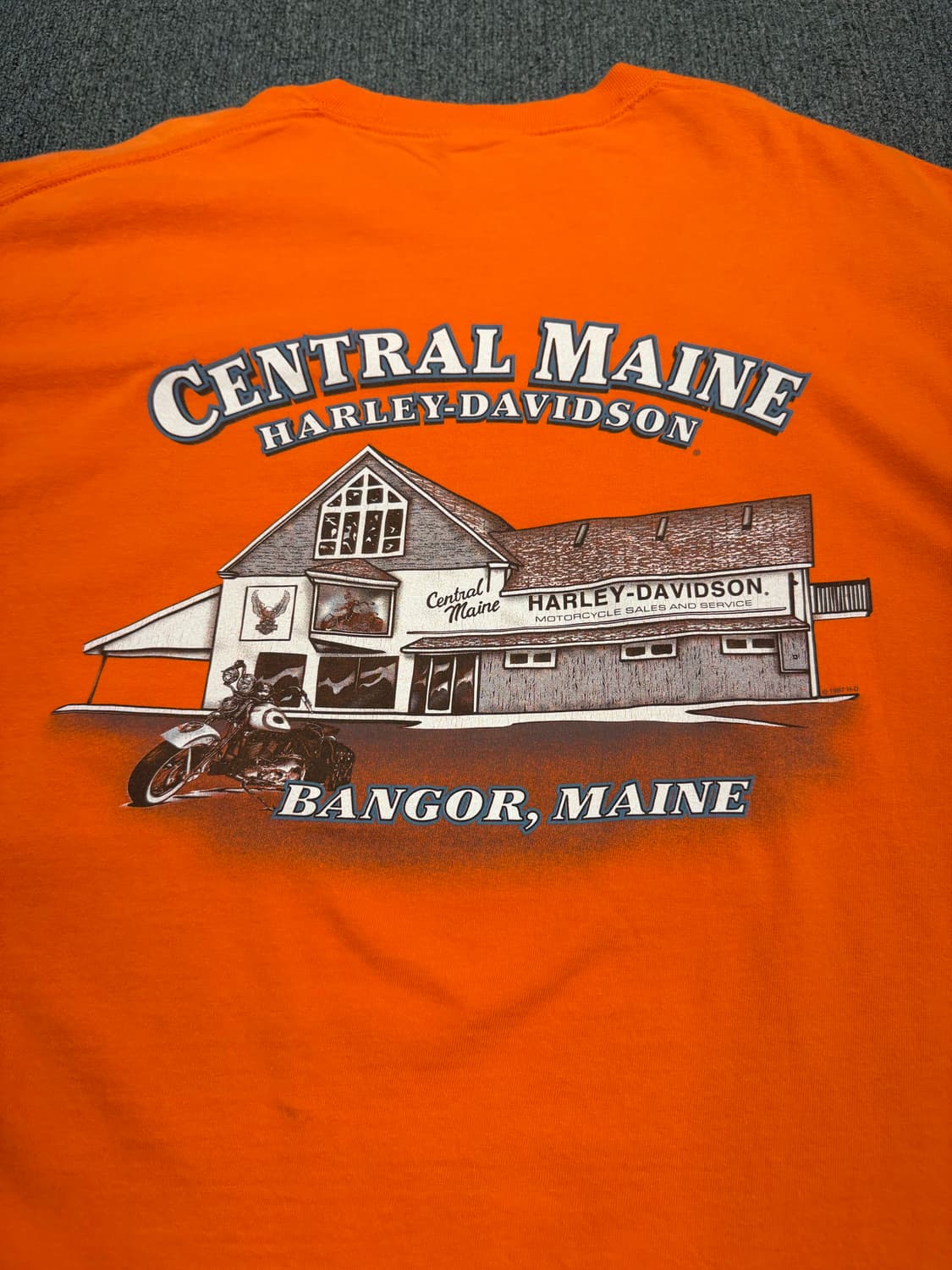 L) 할리데이비슨 빈티지 프린팅 반팔 티셔츠 상품이미지7