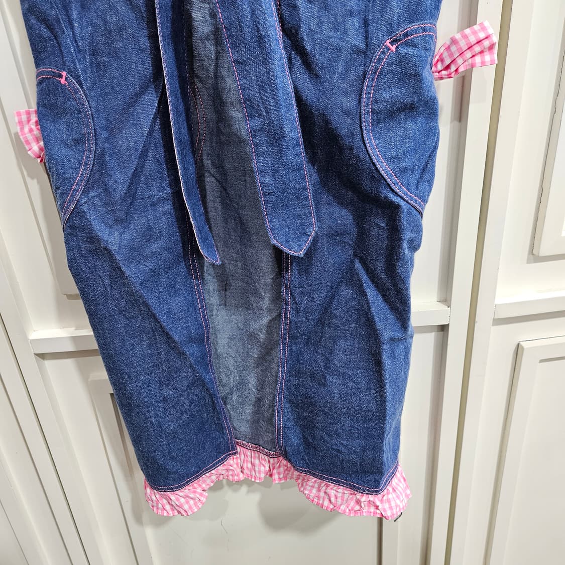 데님 프릴 앞치마 상품이미지7