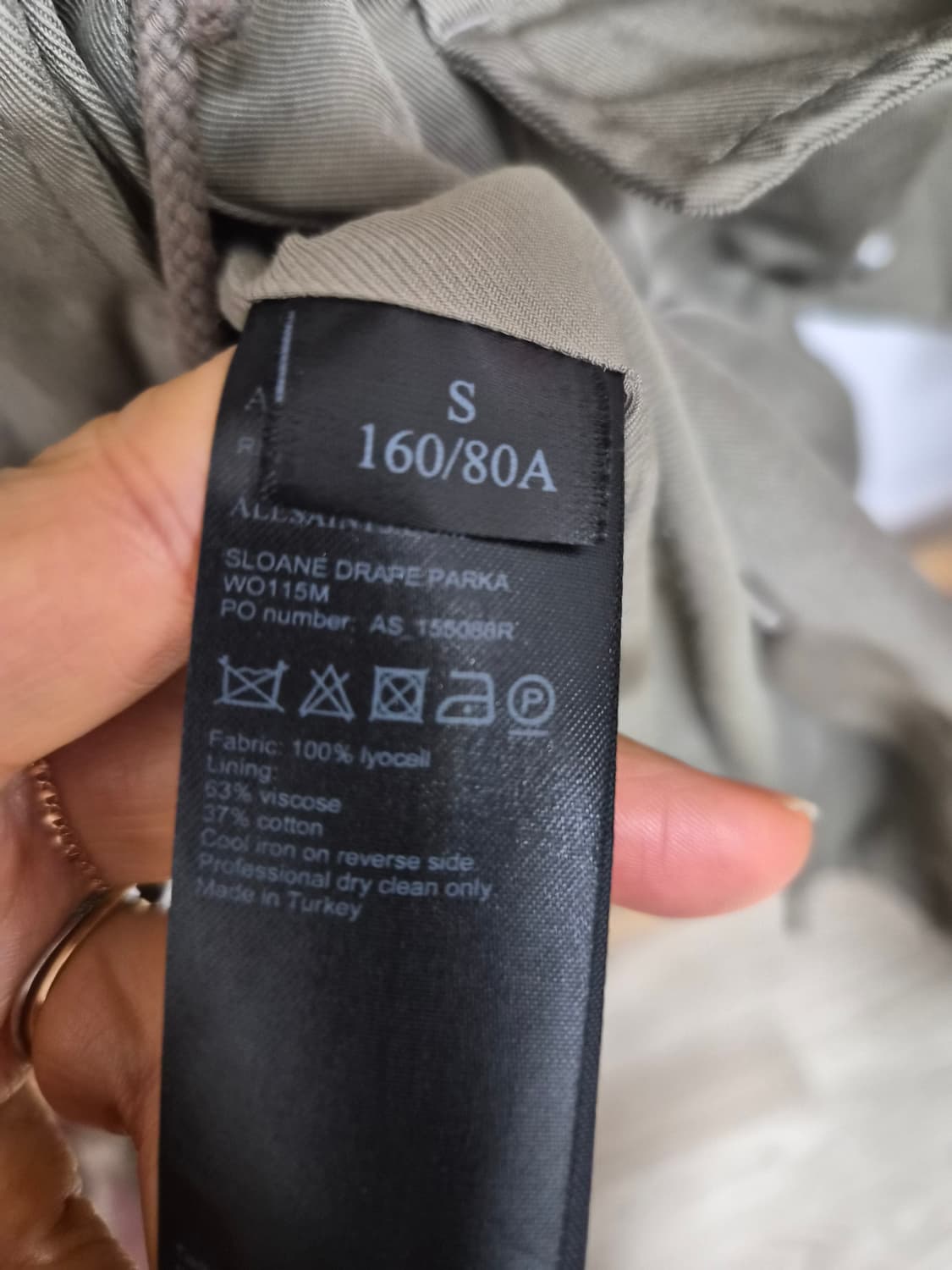 올세인츠 리오셀 후드야상 상품이미지7