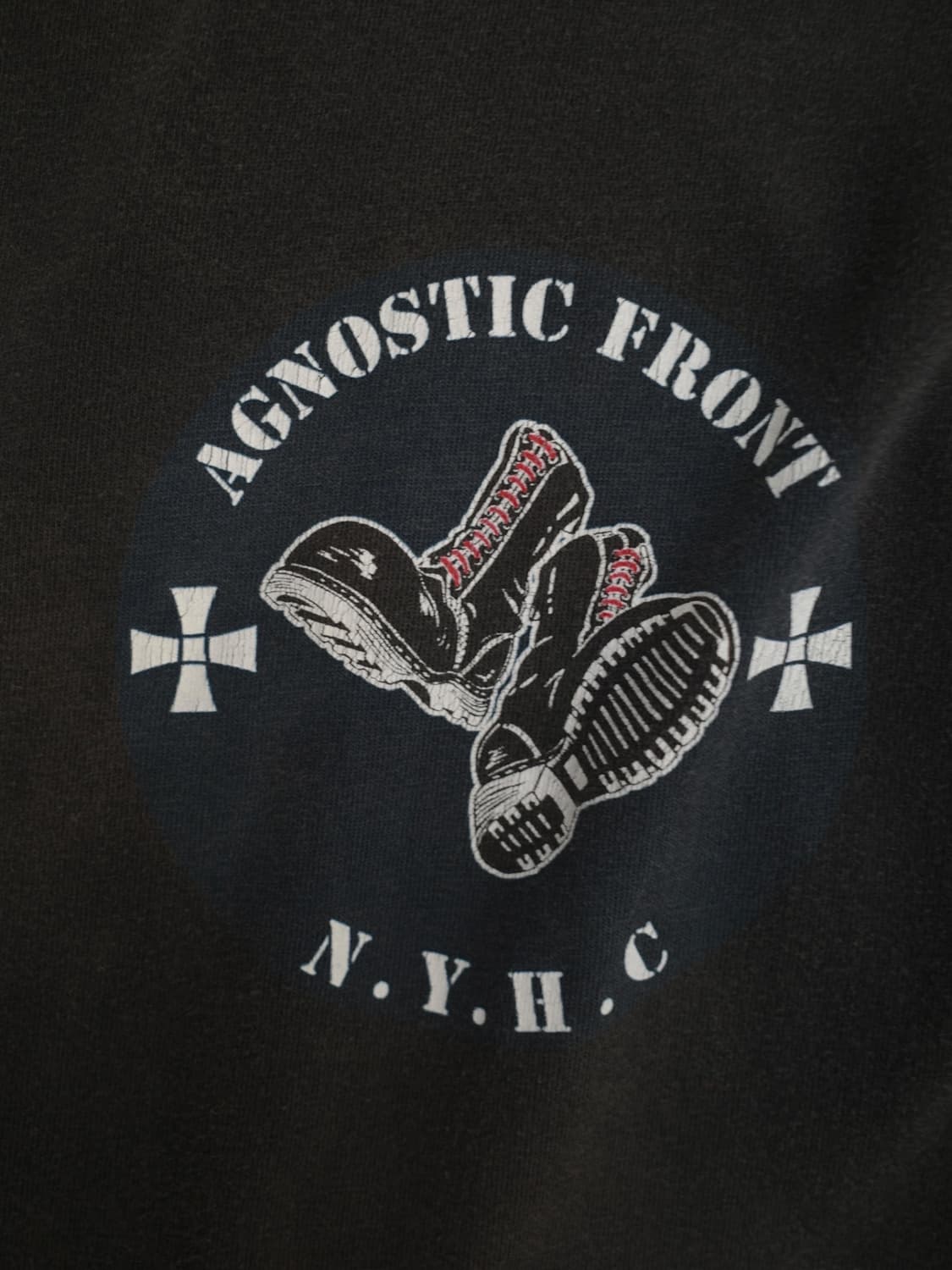 90’s 아그노스틱 프론트 밴드 티셔츠 상품이미지6